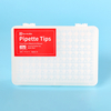 TP-10-C-F Pipette filtrada estéril Tips 10UL 96 Wells Rack Pipette Pipette Consejos con filtro